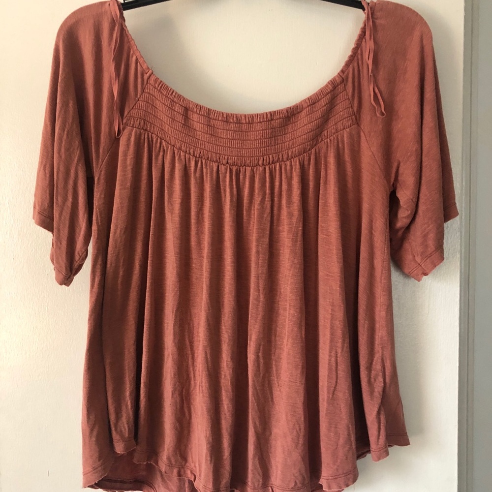 Off the shoulder blouse from AEO